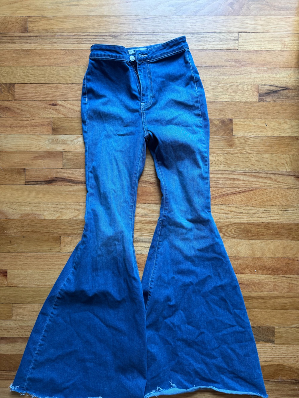We The Free Classic Blue High-Rise Flare Jeans